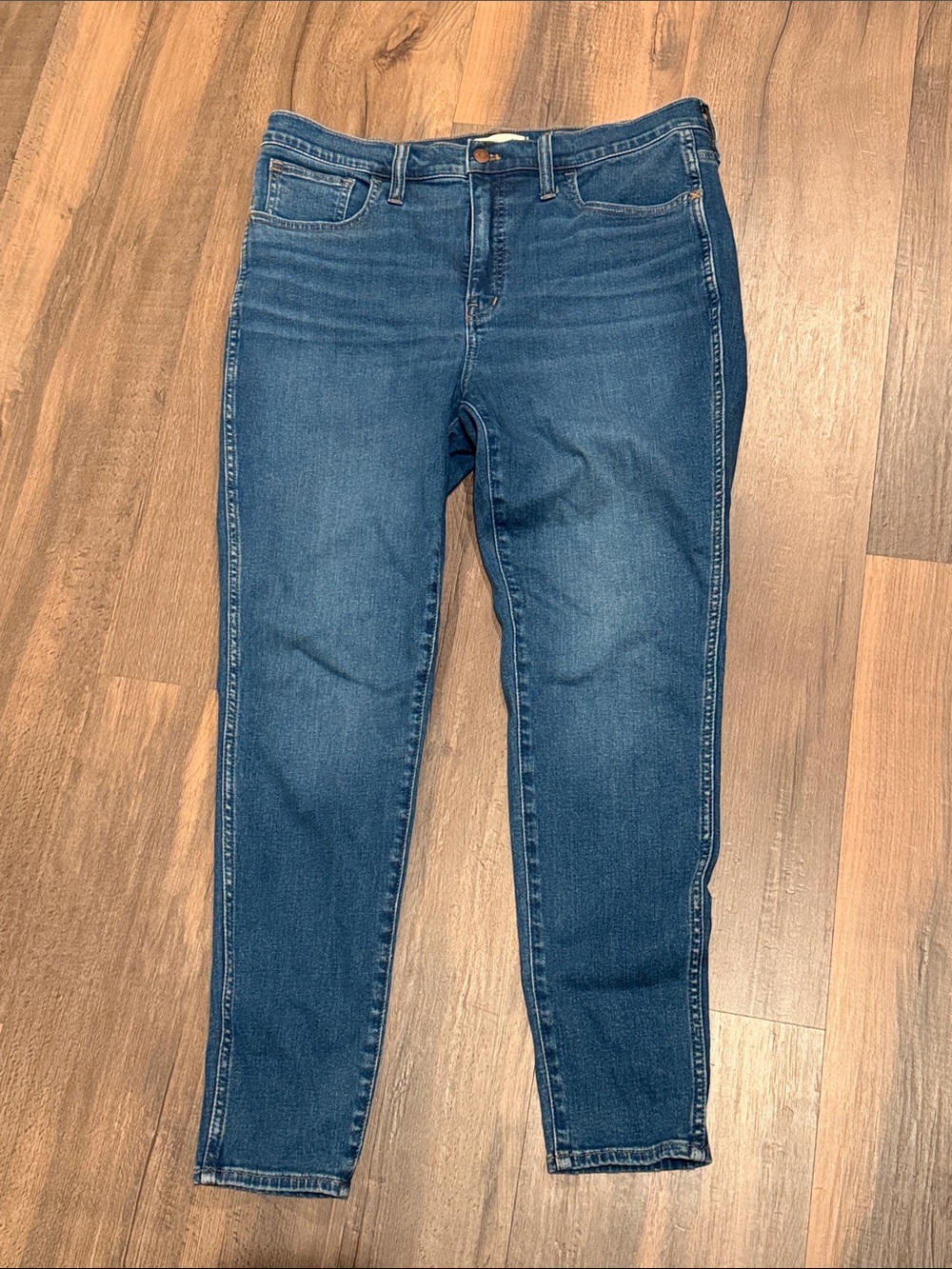 Madewell | Roadtripper High-Rise Slim Jeans in Medium Blue